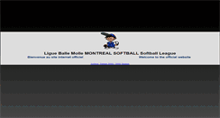 Desktop Screenshot of montrealsoftball.com